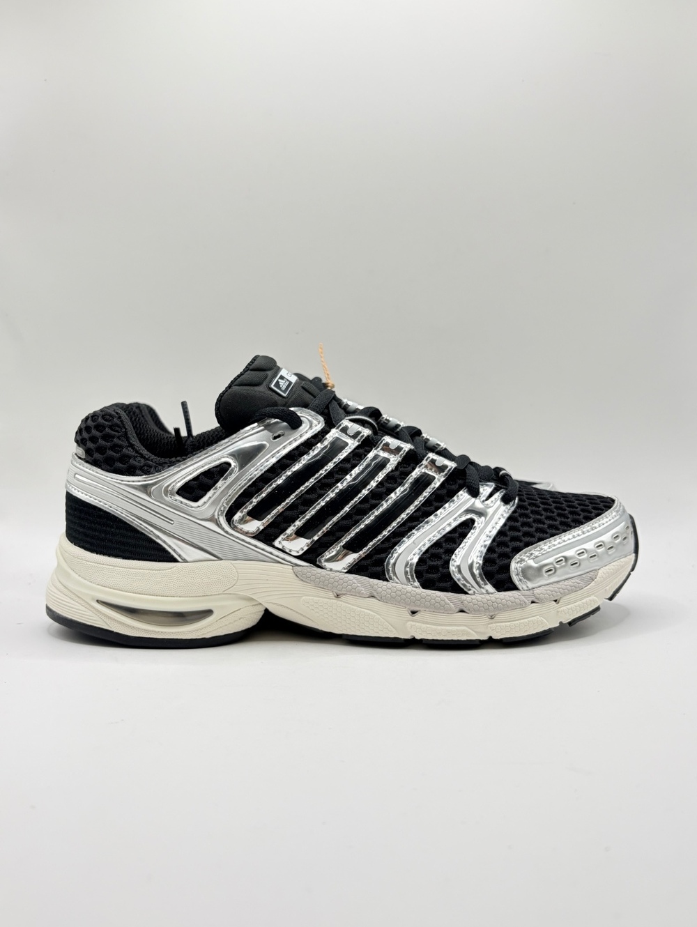 Adidas Adistar Control 5 Women's Running Shoes Size 7.5 Black Silver White